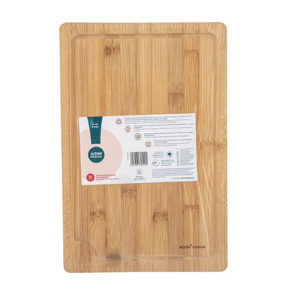 Altom Design, deska bambusowa do krojenia, 36x24x1,2 cm