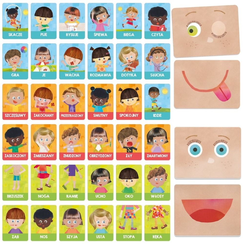 Headu, Montessori, Emocje i reakcje, gra edukacyjna