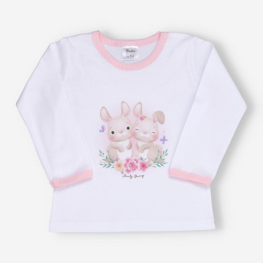 Piżama dziewczęca, różowa, Marika