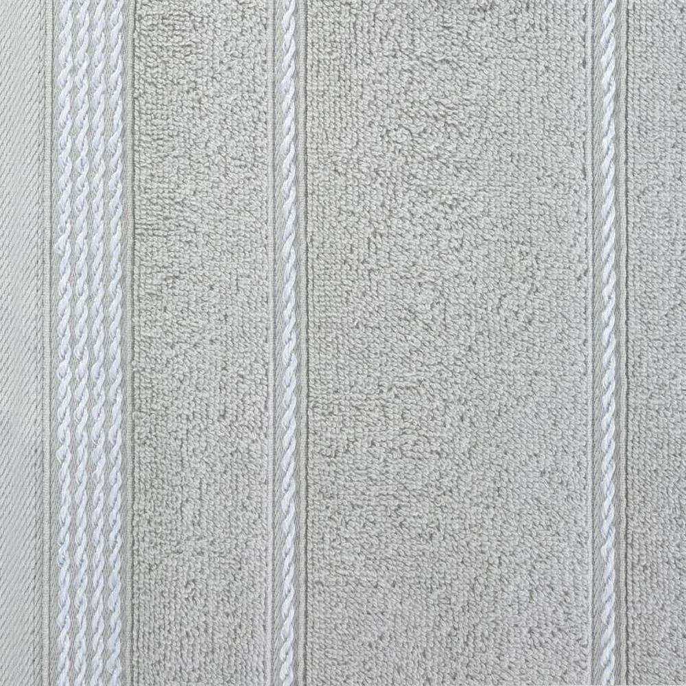 Mira, ręcznik z ozdobną bordiurą w formie sznurka, 50x90 cm