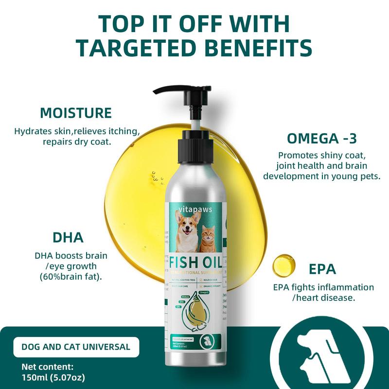 Vitapaws Fish Oil for Dogs & Cats