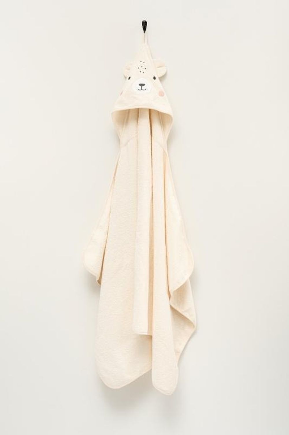 4living, ręcznik z kapturem, dla dzieci, Teddy, 70x140 cm