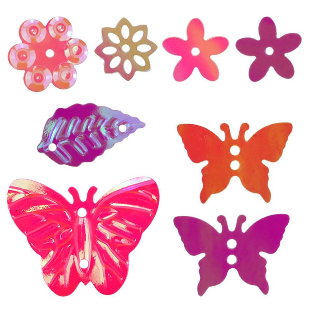 Titanum, Craft-fun Series, konfetti, 6 wzorów, tonacja różowa