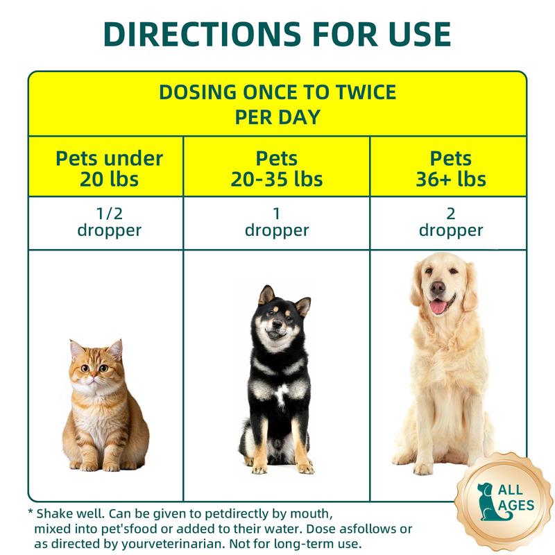 Vitapaws Organic Herbal Gut Support Drops for Pets