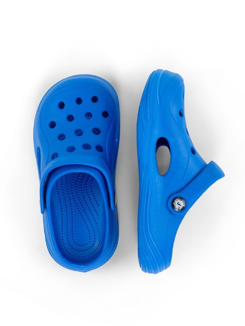 Klapki chłopięce, niebieskie, Realpaks Fogo