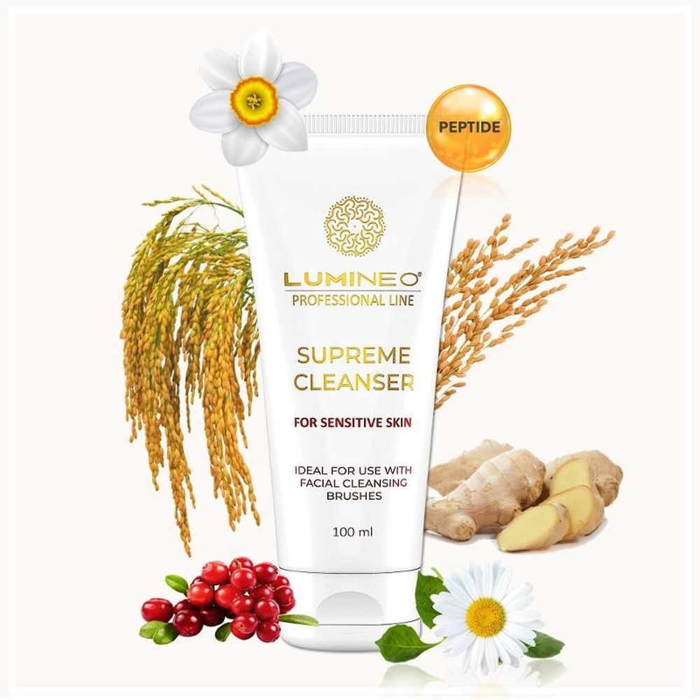 Lumineo, Professional Line, żel do oczyszczania twarzy do skóry wrażliwej, 100 ml