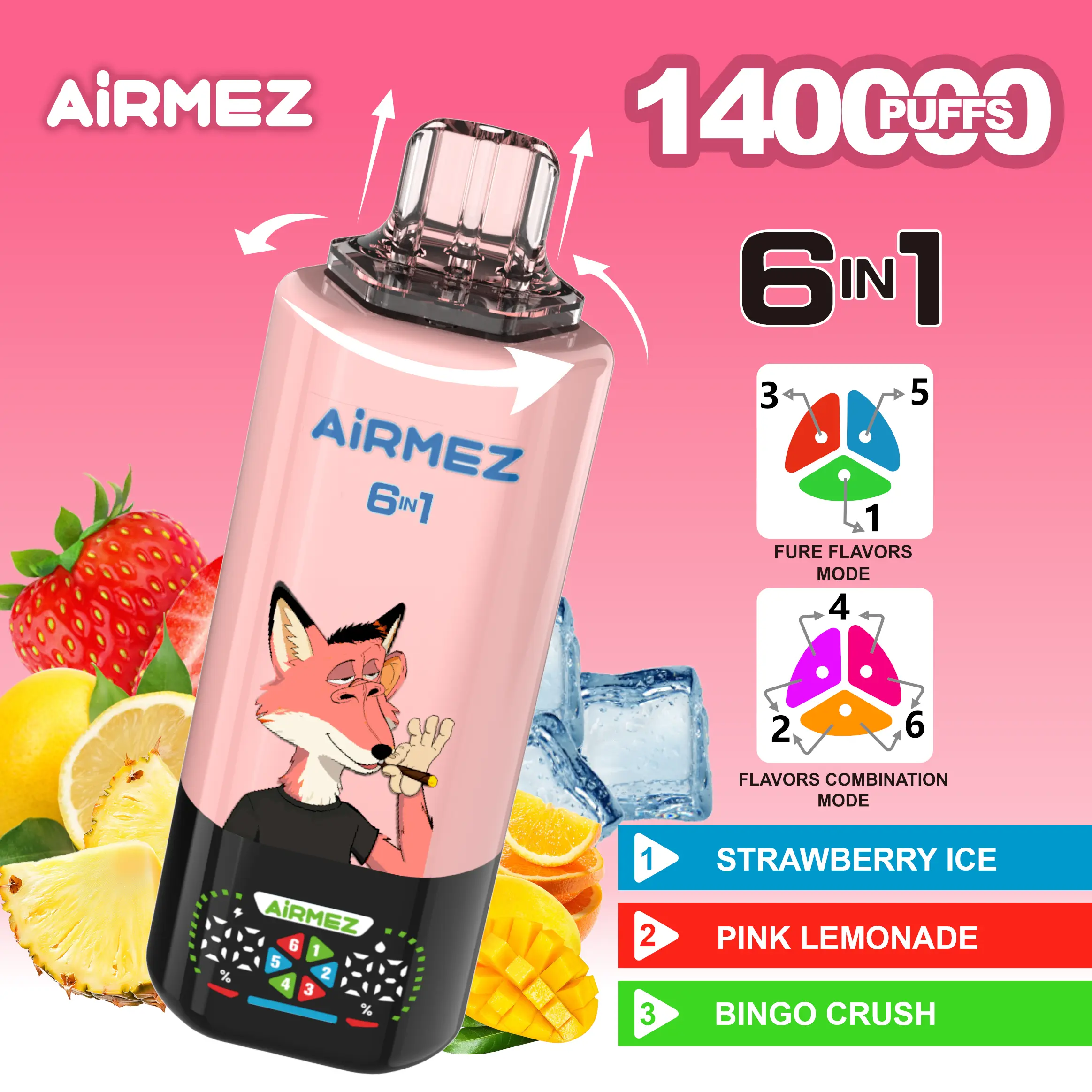 AIRMEZ FOX 140K 6in1 - solvapes