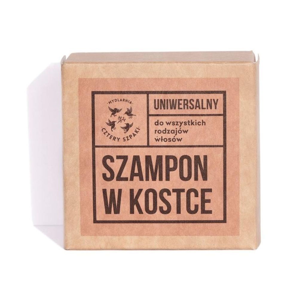Cztery Szpaki, uniwersalny szampon w kostce, 75g