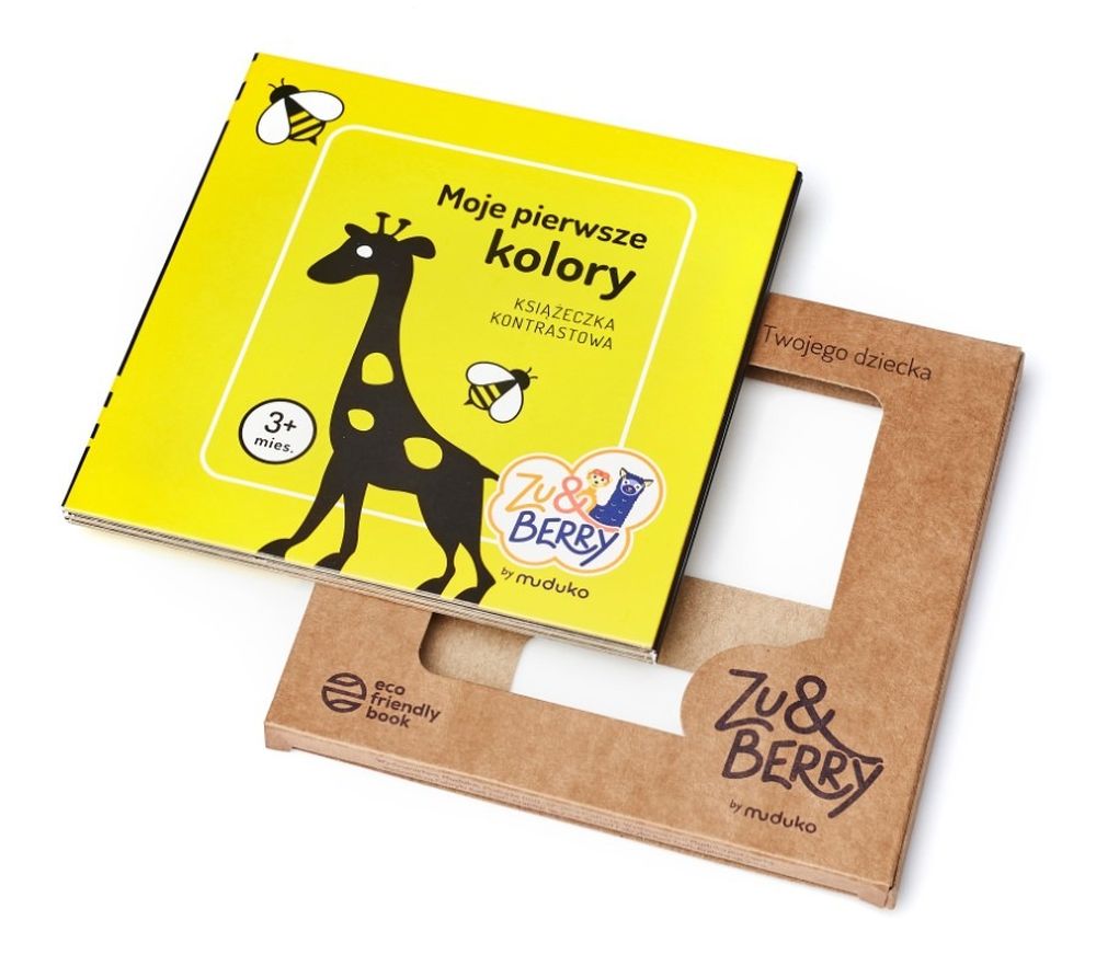 Zu&Berry. Moje pierwsze kolory. Książeczka kontrastowa