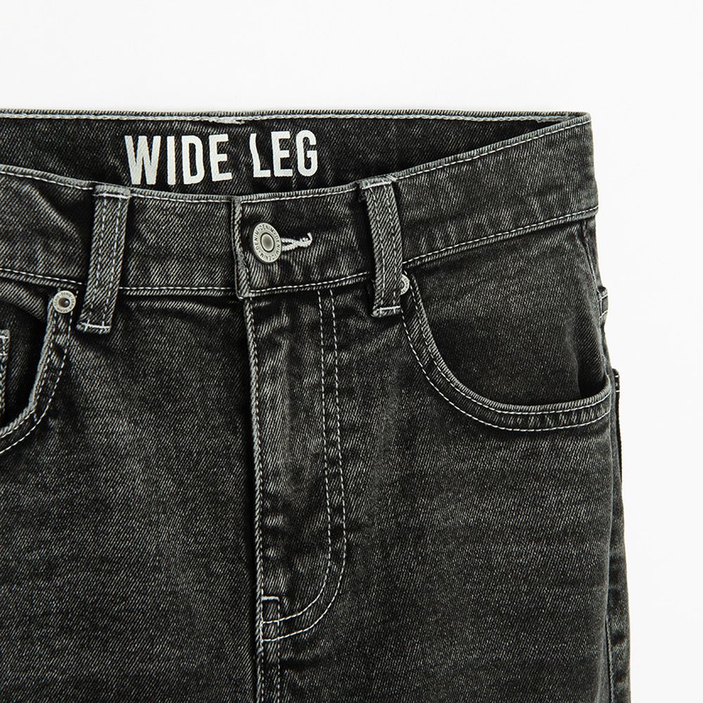 Cool Club, Spodnie jeansowe chłopięce, wide, czarne