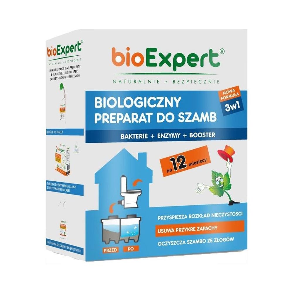 bioExpert, biologiczny preparat do szamb 3w1, 1 kg