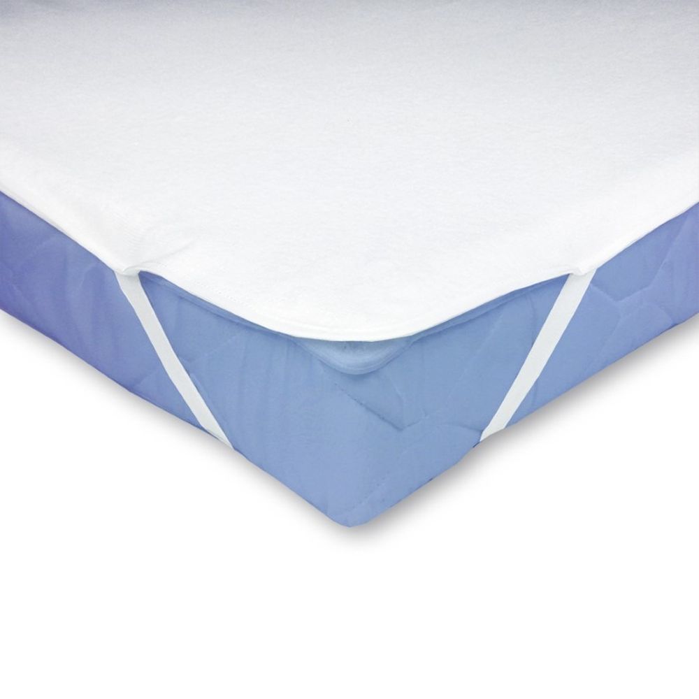 Snibbs, Podkład higieniczny nieprzemakalny z gumką, biały, 60x120 cm