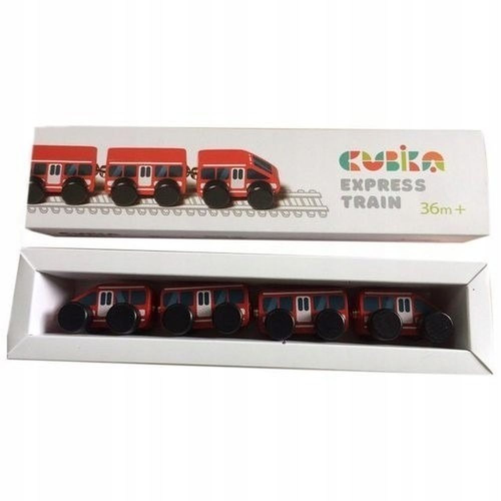 Cubika, Express Train, drewniana kolejka magnetyczna