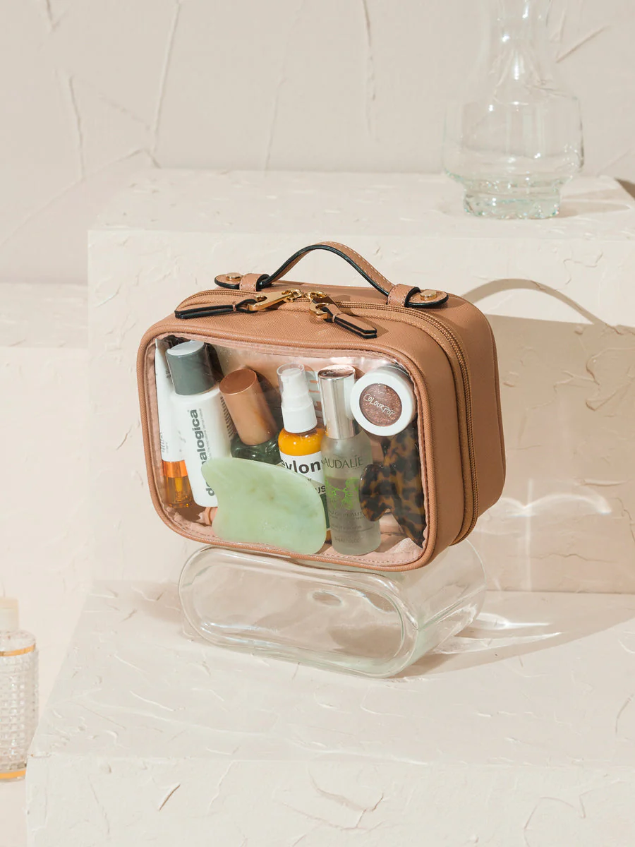 Petite trousse à cosmétiques transparente
