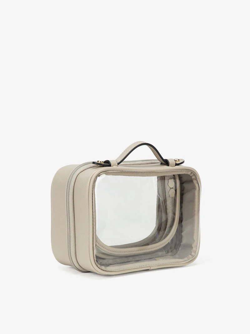 Petite trousse à cosmétiques transparente