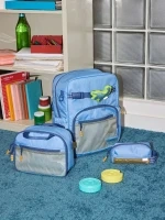 Ensemble d'accessoires scolaires essentiels pour enfants avec grand sac à dos