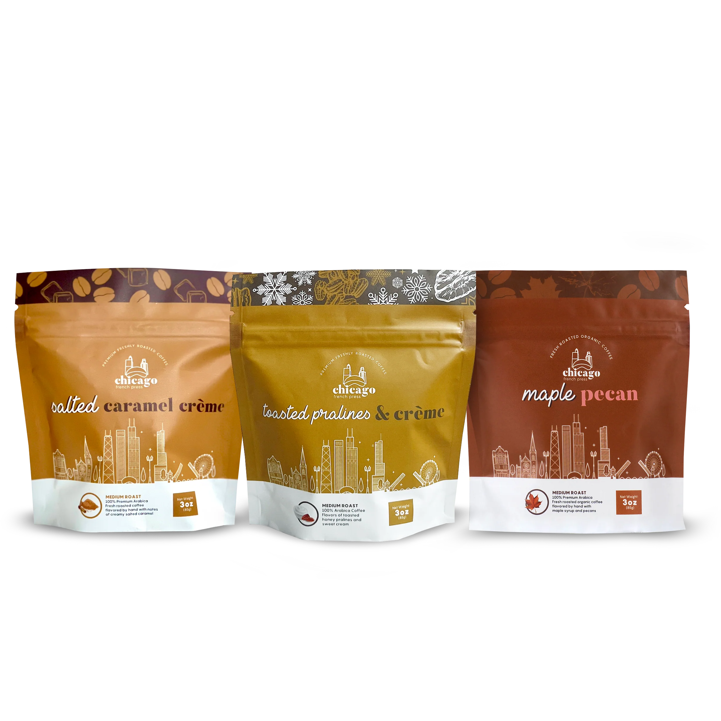 Nutty Coffee Sampler