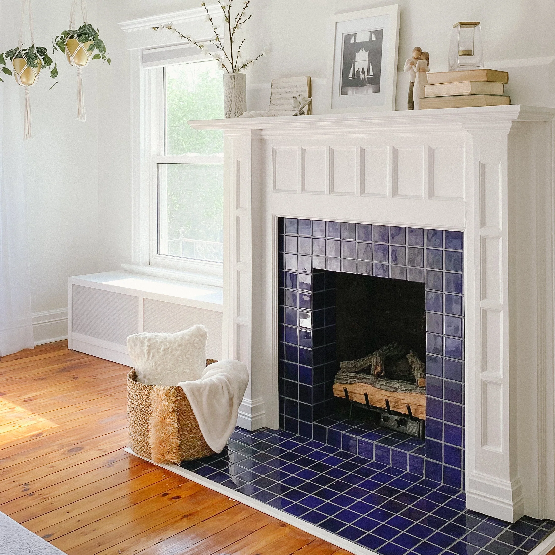 Boho Round Seagrass Baskets with Jute Fringe, Set of 3