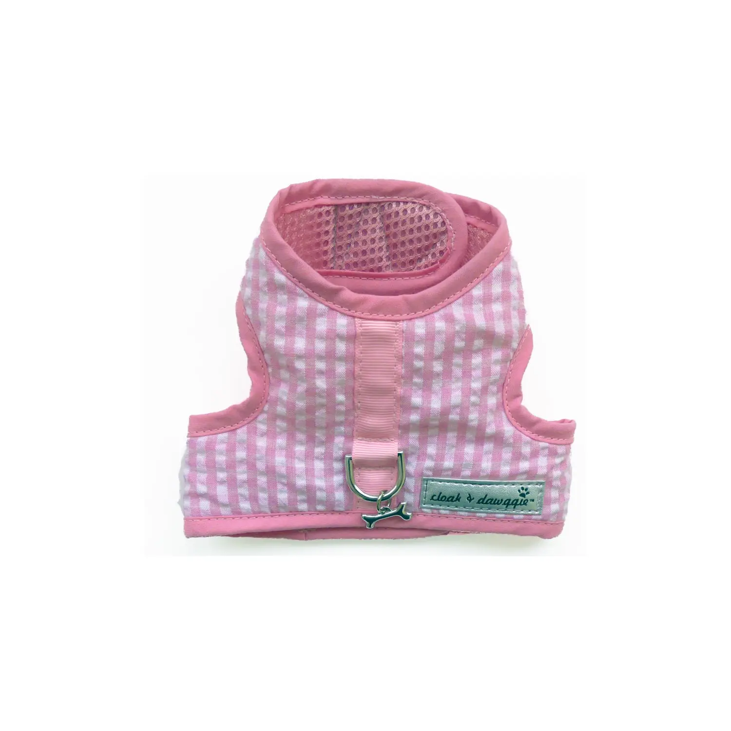 Gingham XXS Teacup Dog Harness Vest 2 LBS to 6 LBS