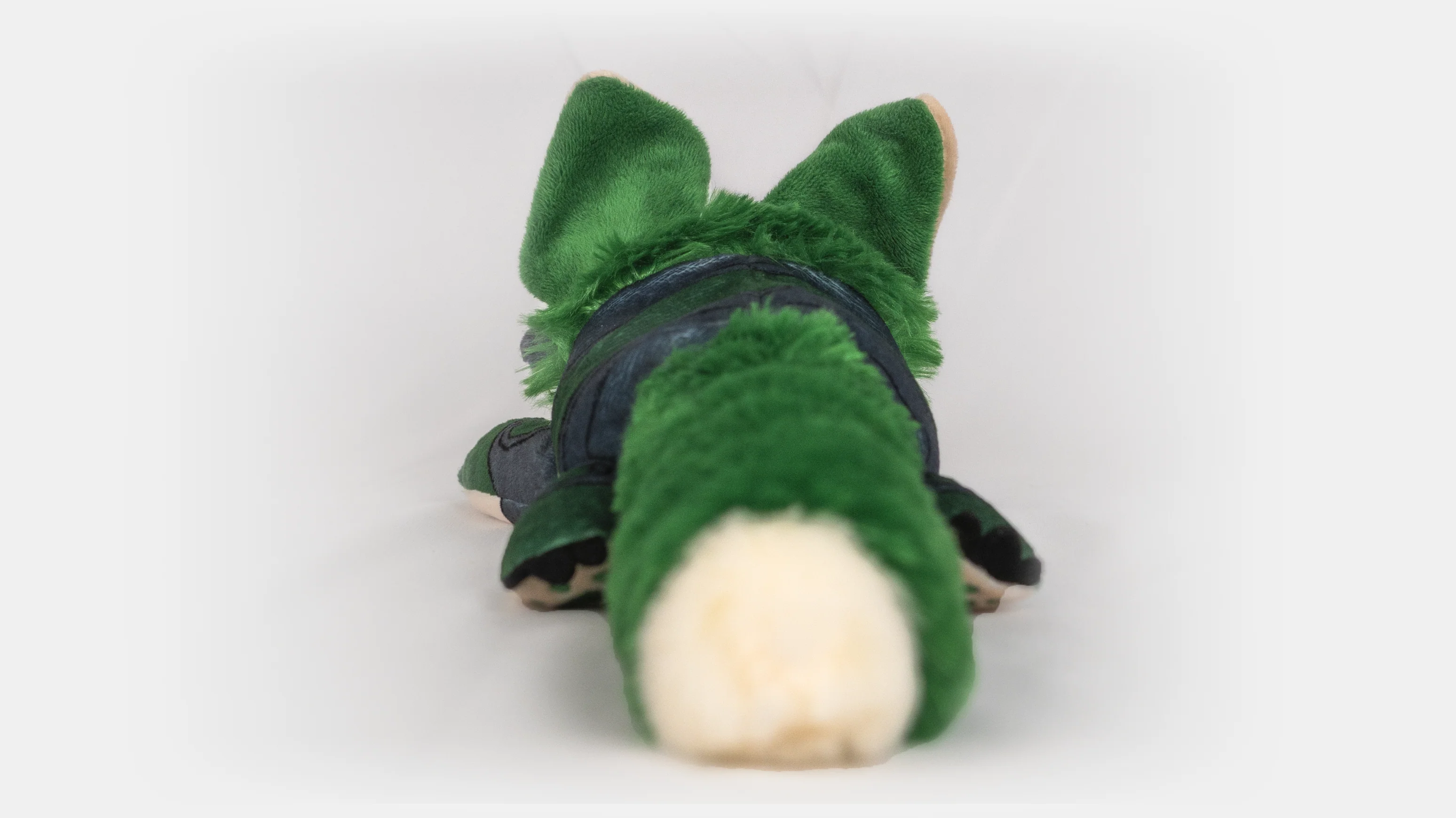 Protogen Dark Green Protobean -- Weighted Plushie [Limited Edition]