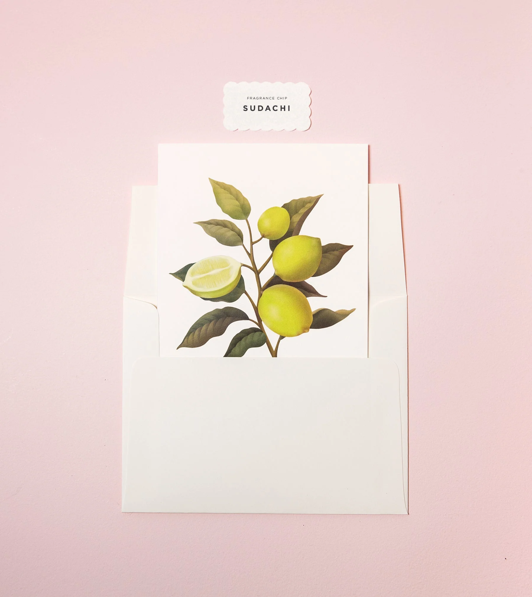 Botanical Scented Greeting Card - Sudachi