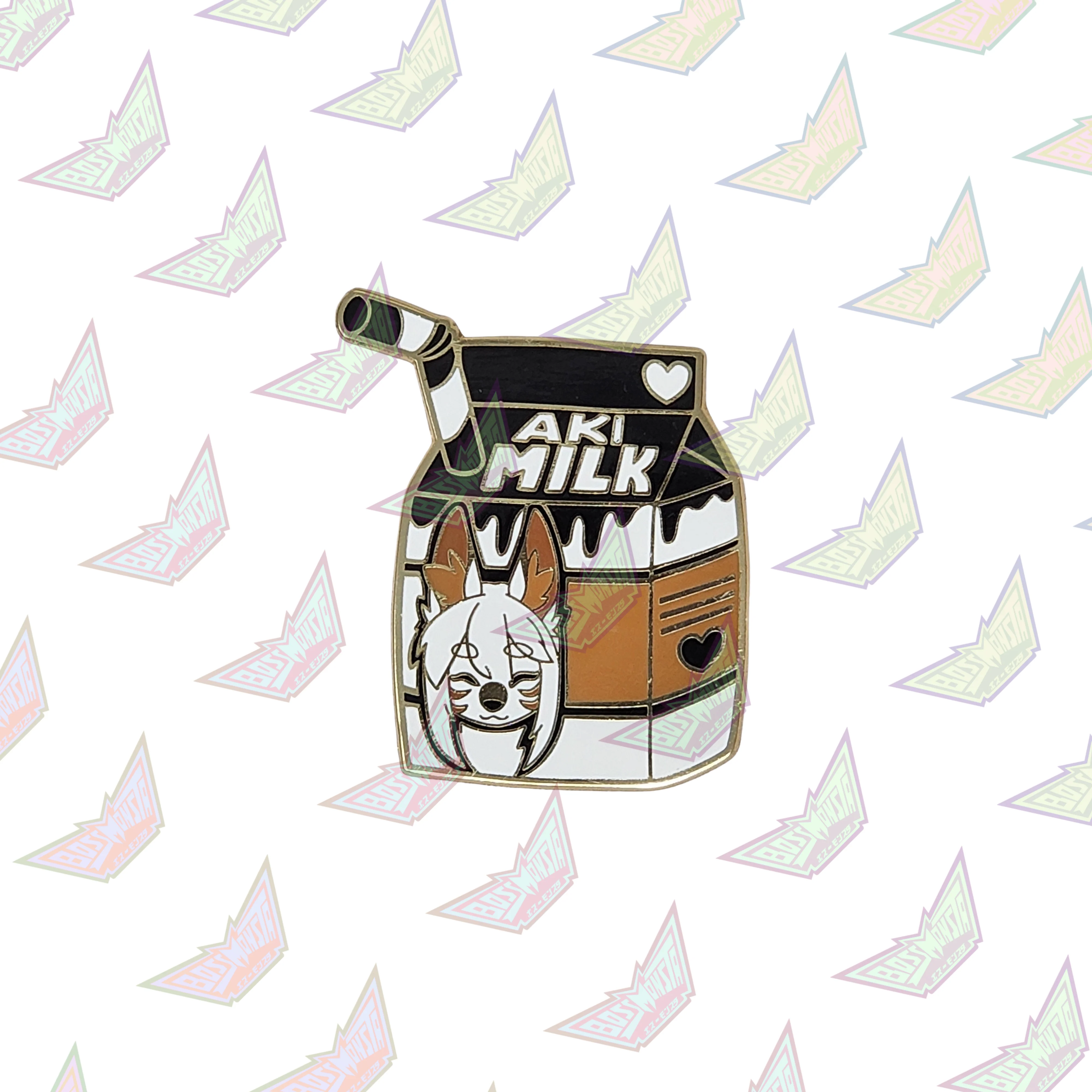 Teranen Milk – 2” Hard Enamel Pin
