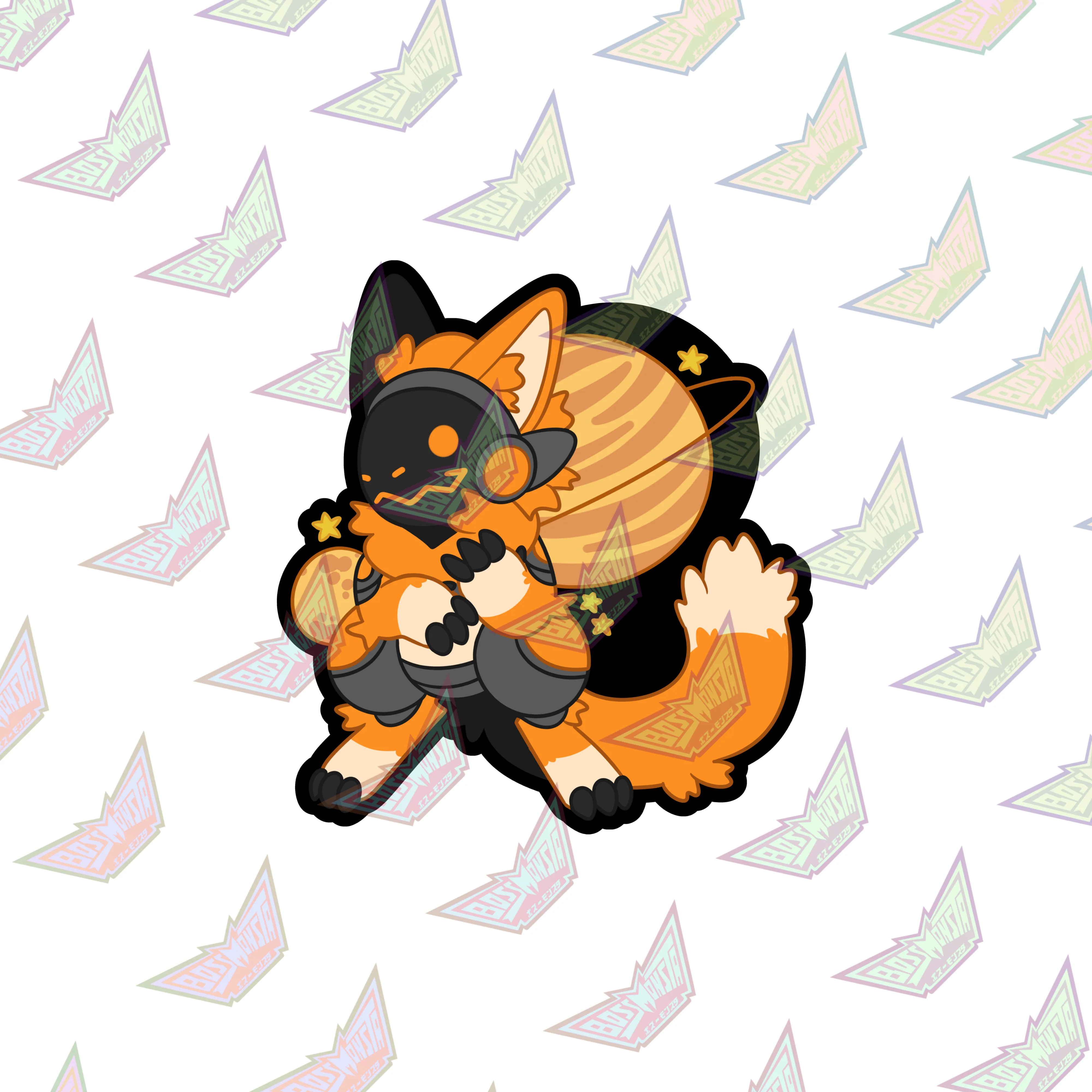 Protogen Space – 3” Glossy Sticker