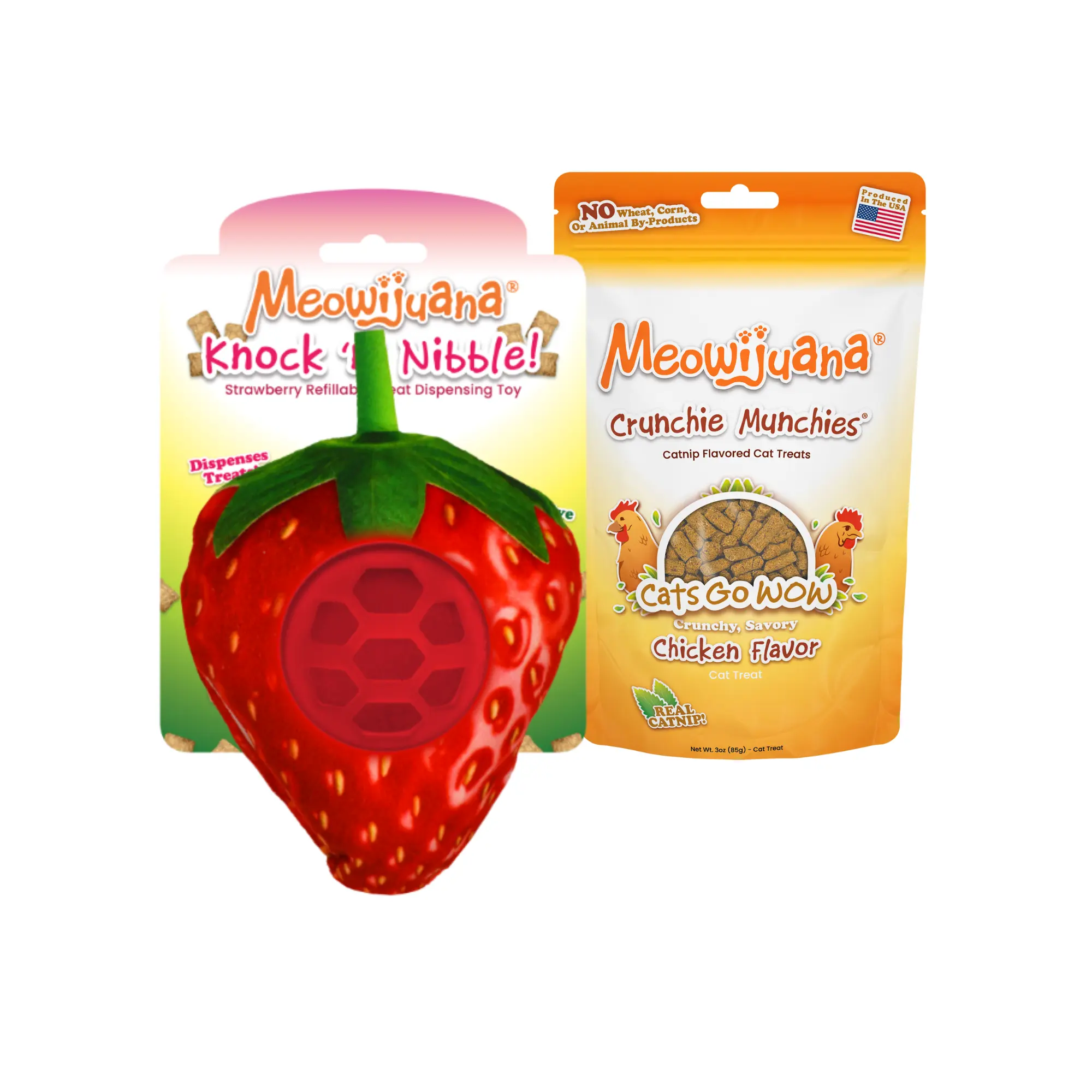 Strawberry Treat Dispensing Toy Bundle