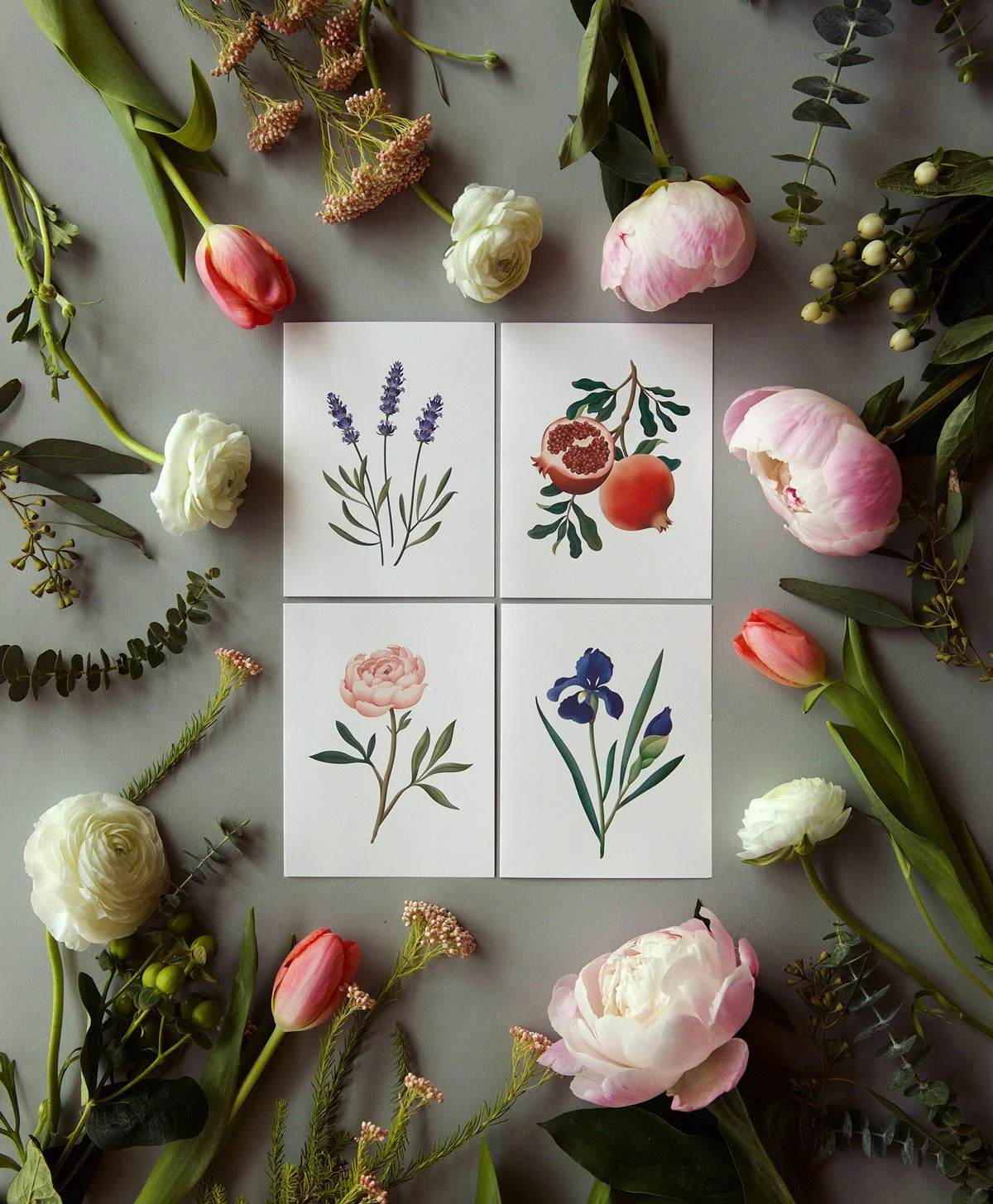 Botanical Scented Greeting Card - Pomegranate