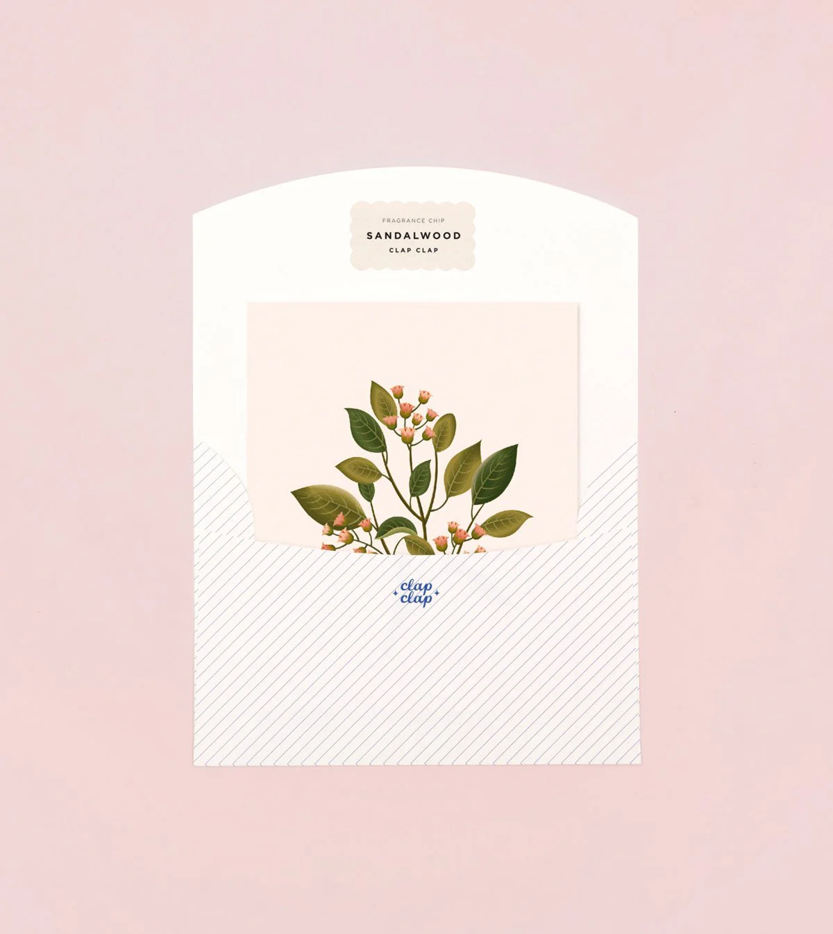 Botanical Scented Greeting Card - Sandalwood
