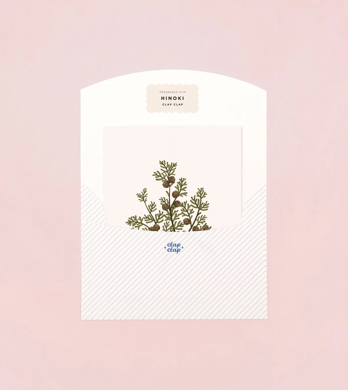 Botanical Scented Greeting Card - Hinoki