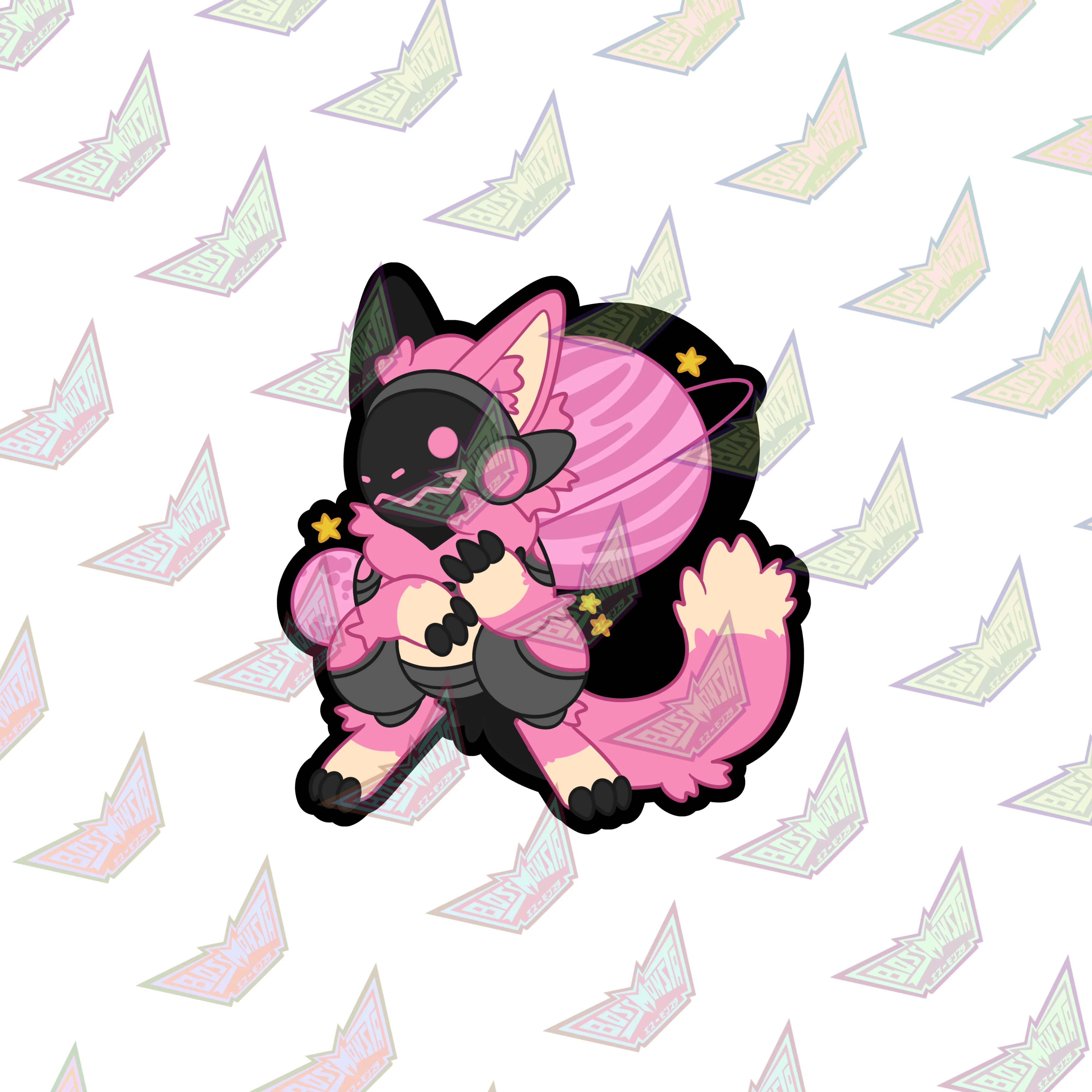 Protogen Space – 3” Glossy Sticker