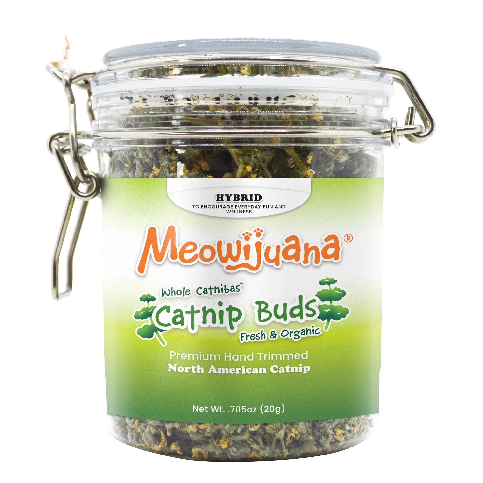 Jar Catnibas® Catnip Buds