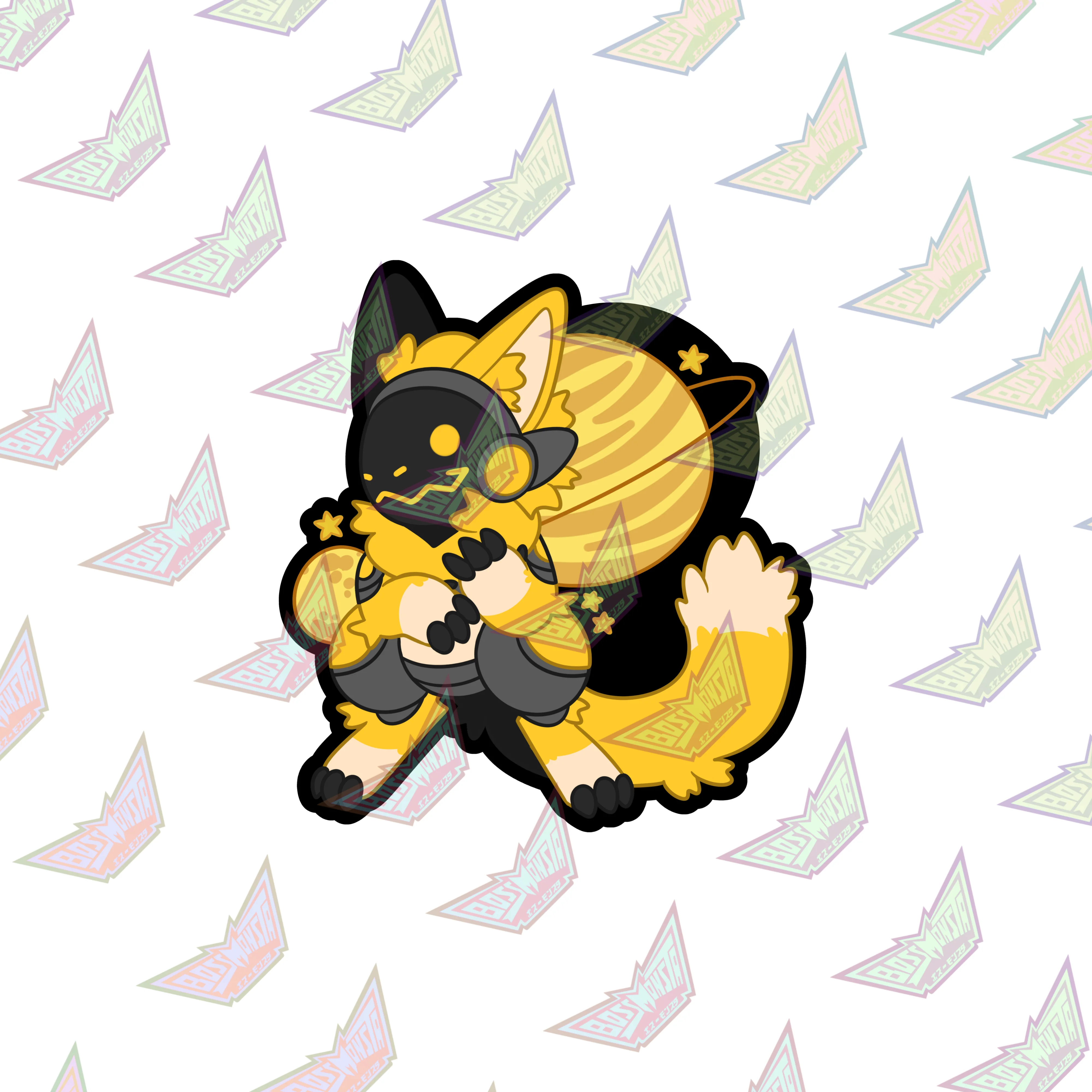 Protogen Space – 3” Glossy Sticker