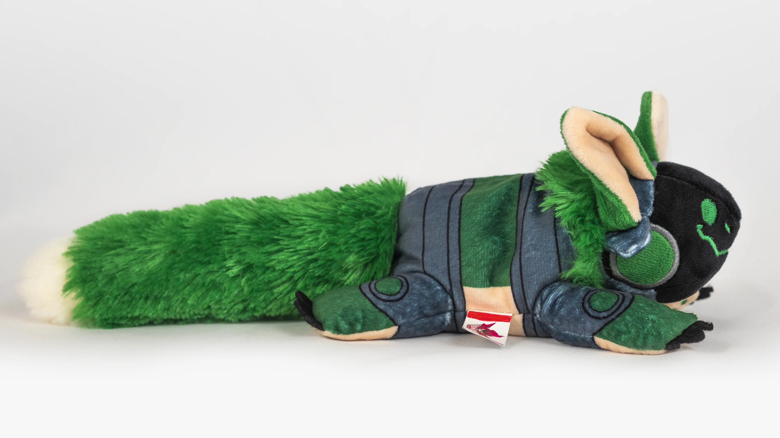 Protogen Dark Green Protobean -- Weighted Plushie [Limited Edition]