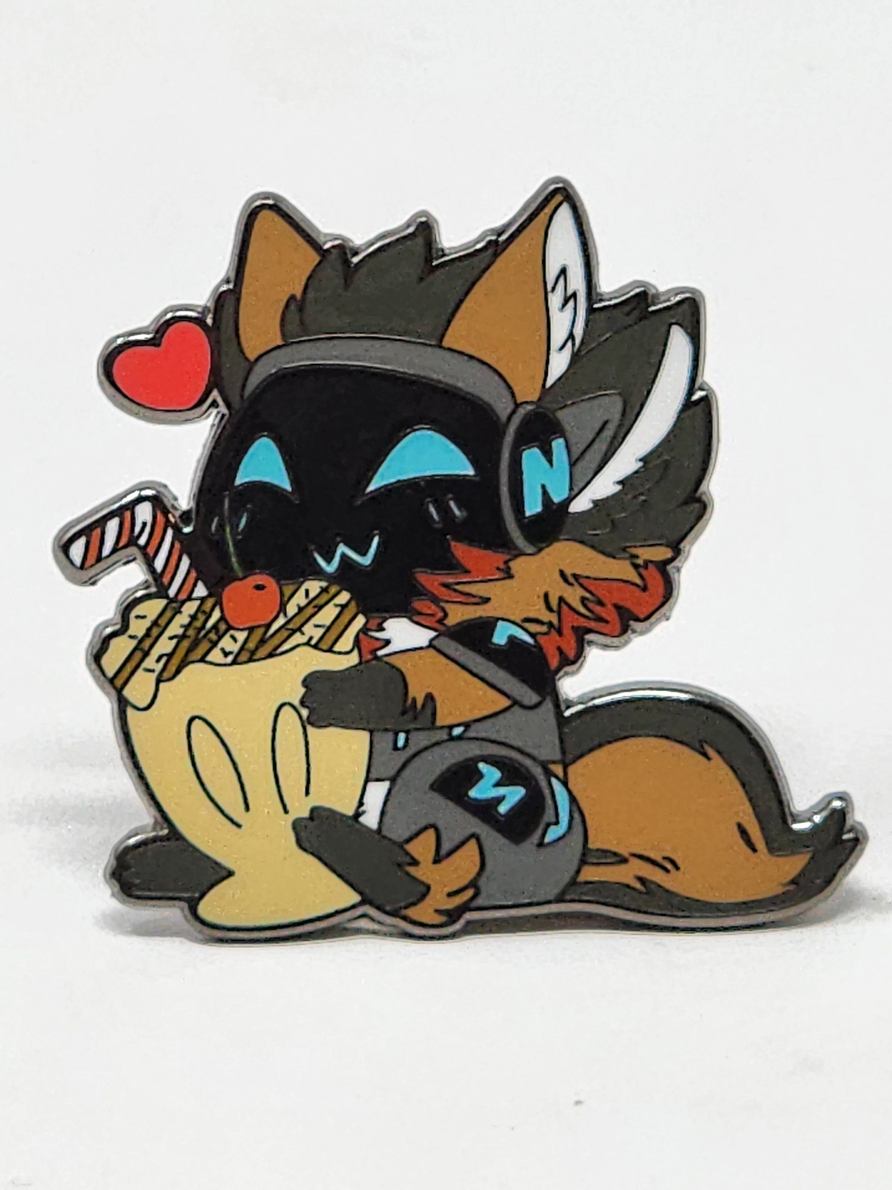 Nexus The Protogen Milkshake Pin -- 2 Enamel Pin