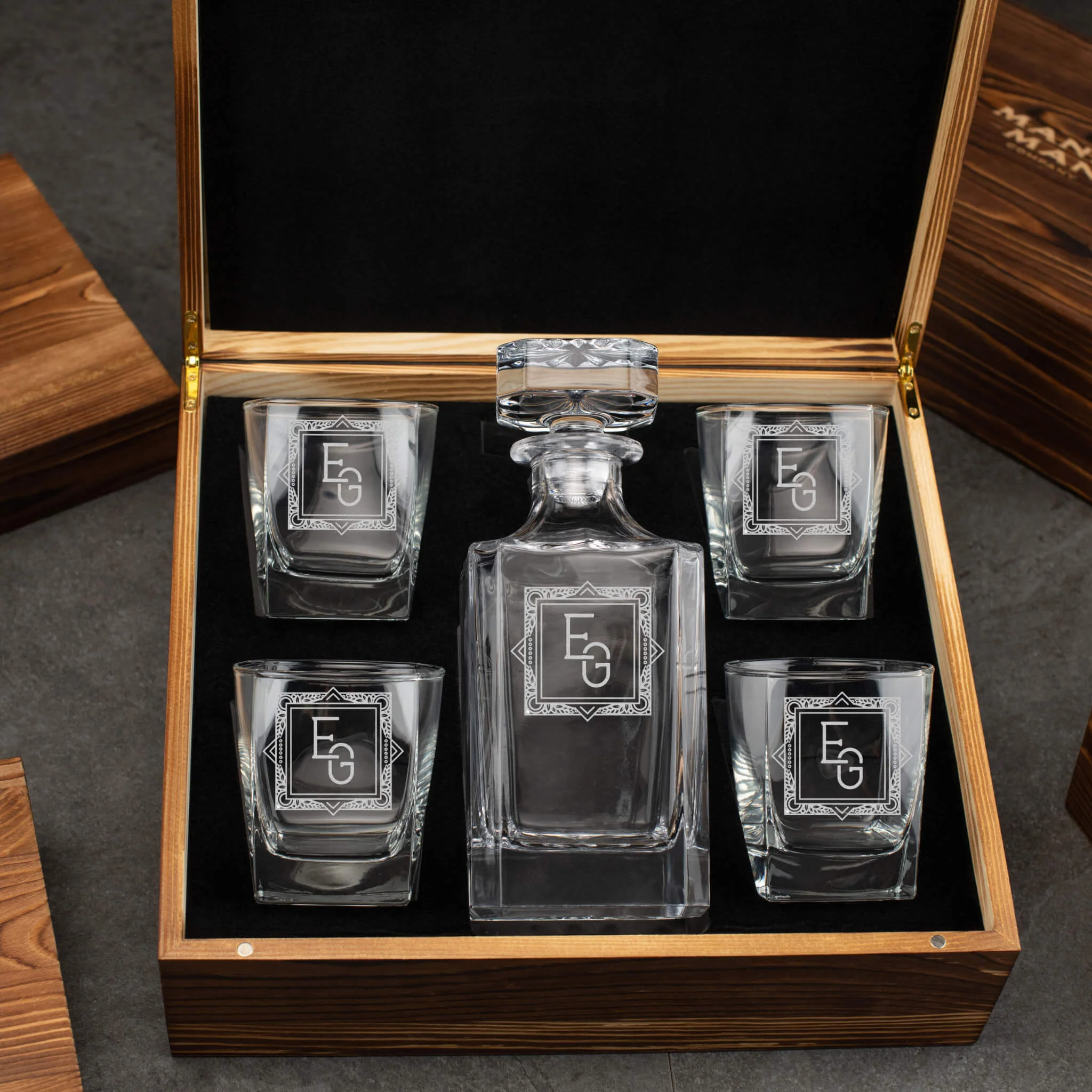 Personalized Whiskey Decanter Set