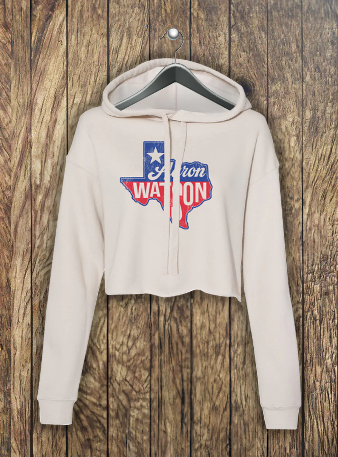 AW Texas Womens Crop Hoodie