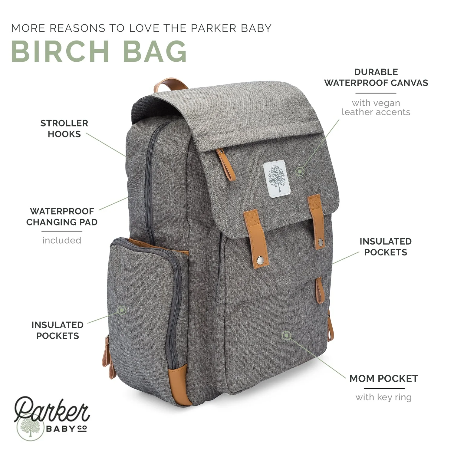 Birch Bag - Diaper Backpack