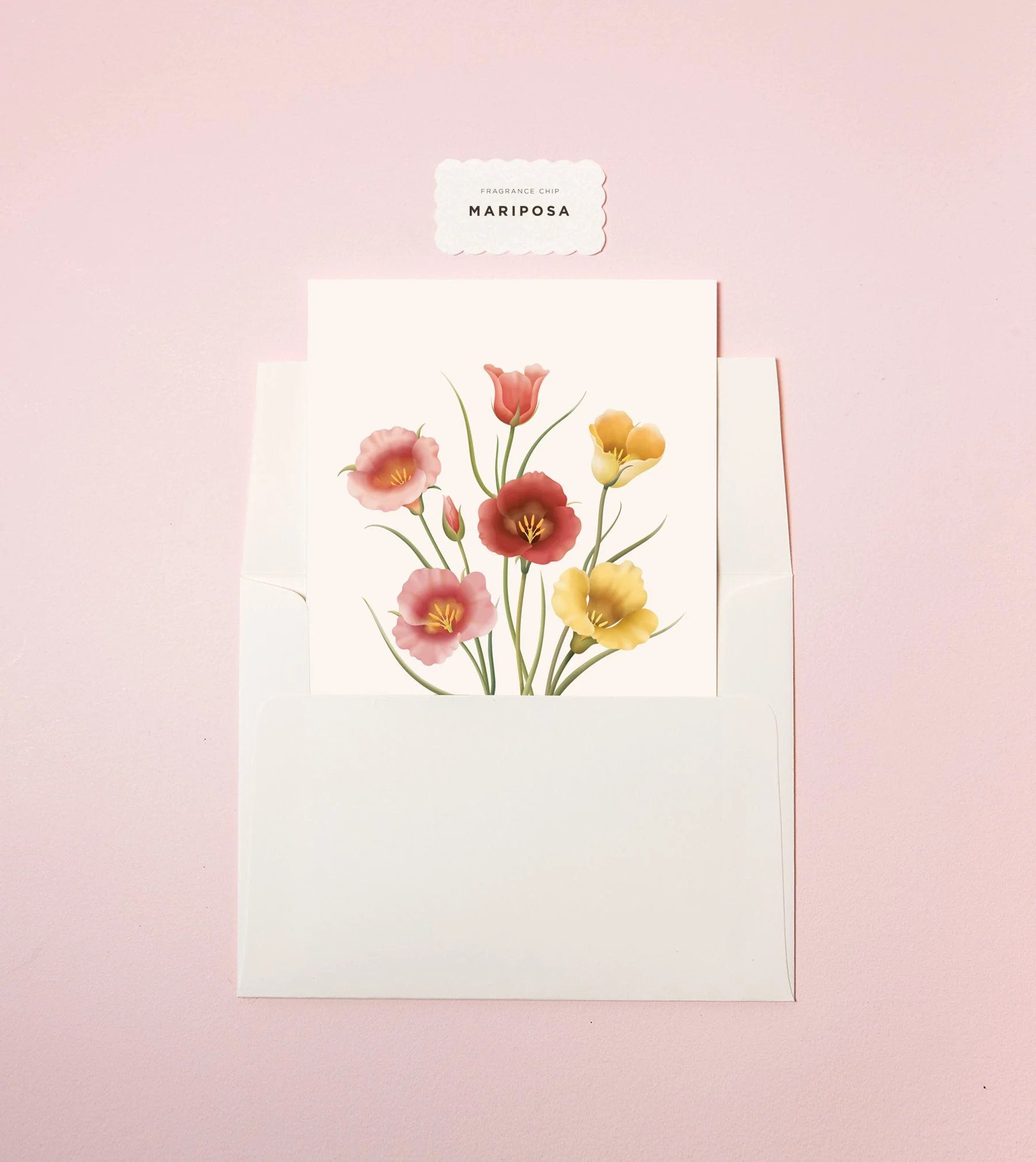 Botanical Scented Greeting Card - Mariposa