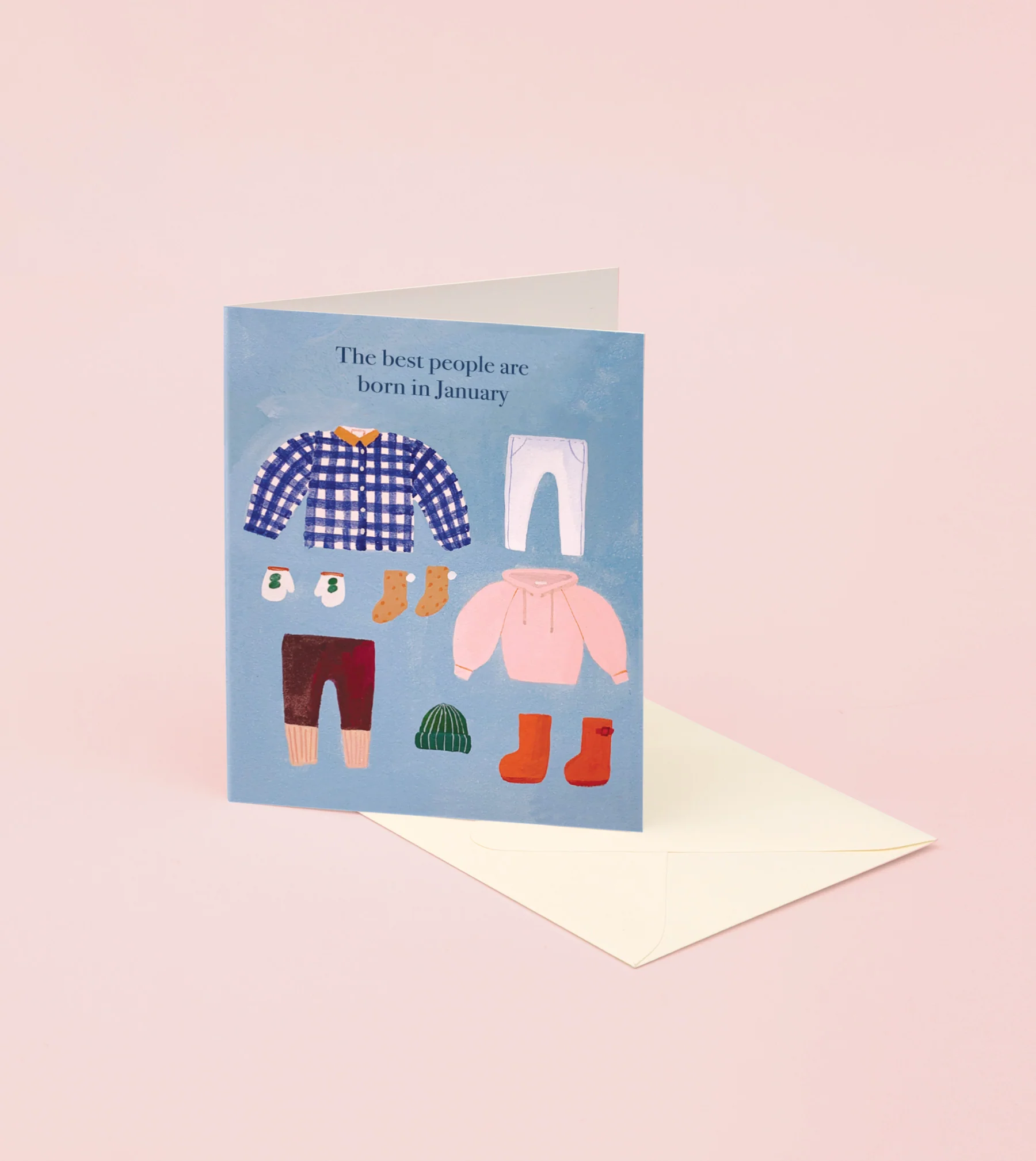 The Best People Are Born in January Birthday Card