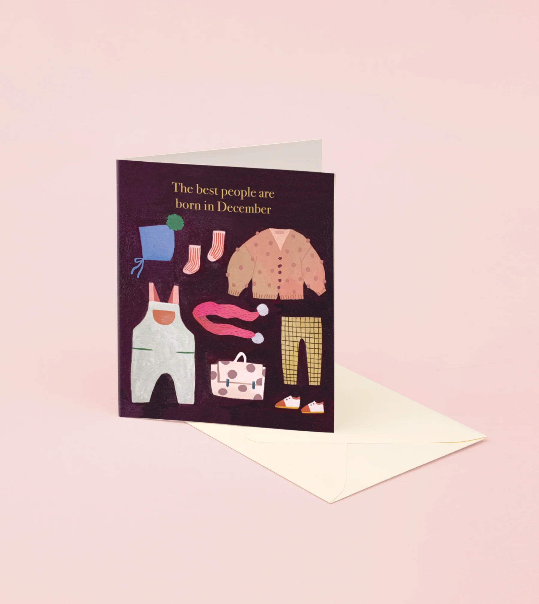 The Best People Are Born in December Birthday Card