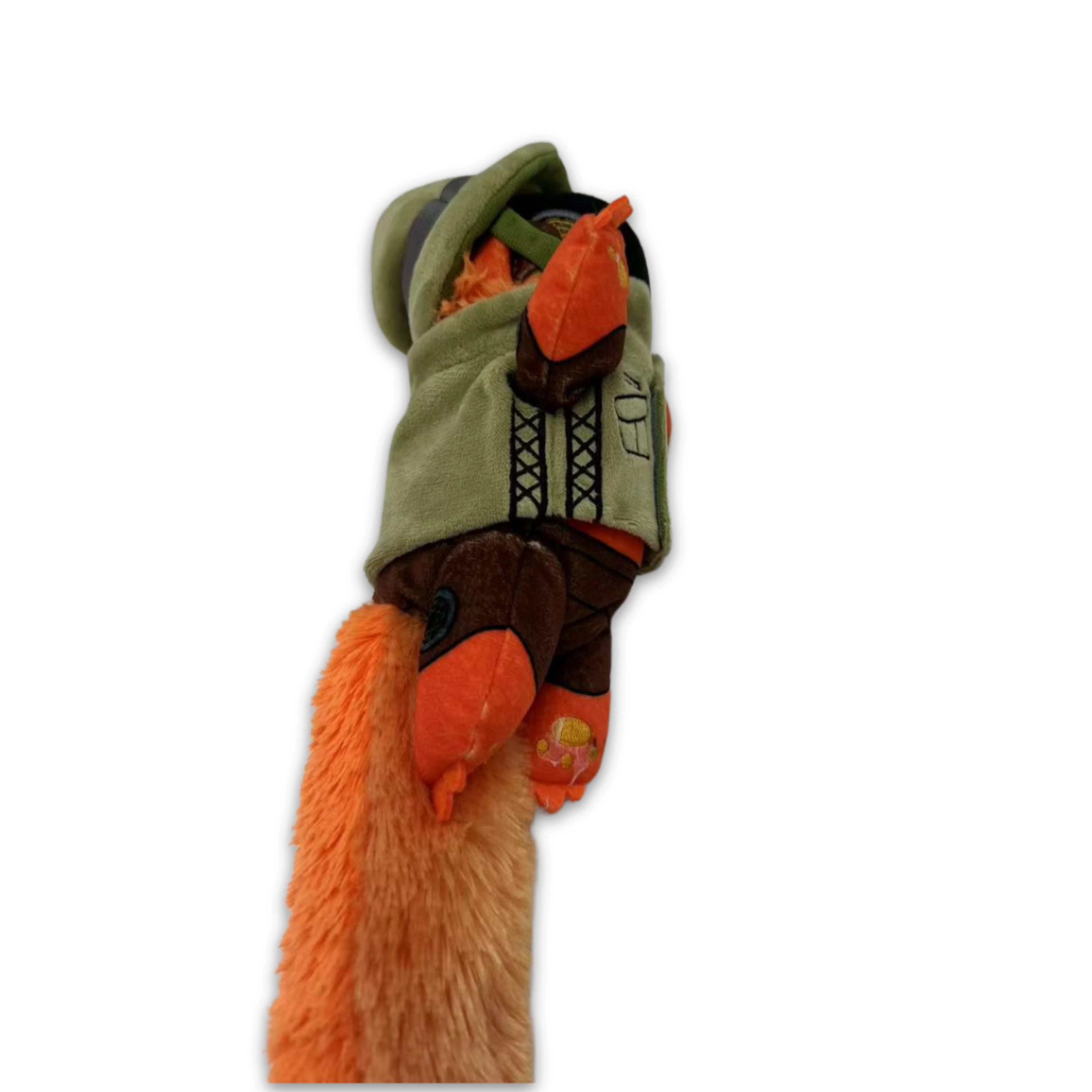 Protogen Protobean Olive Uniform - Plushie Accesory