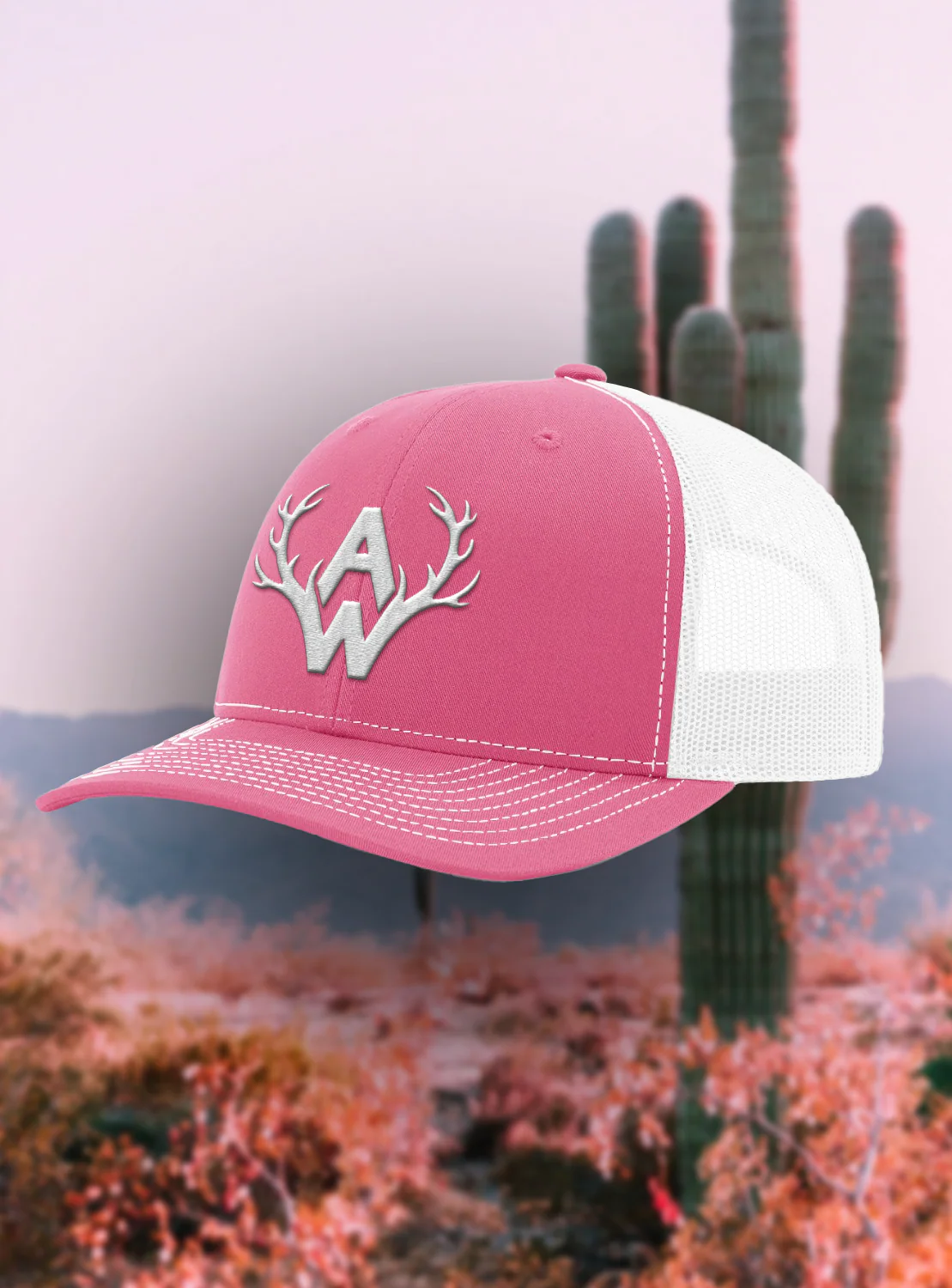 Pretty In Pink Antler Hat