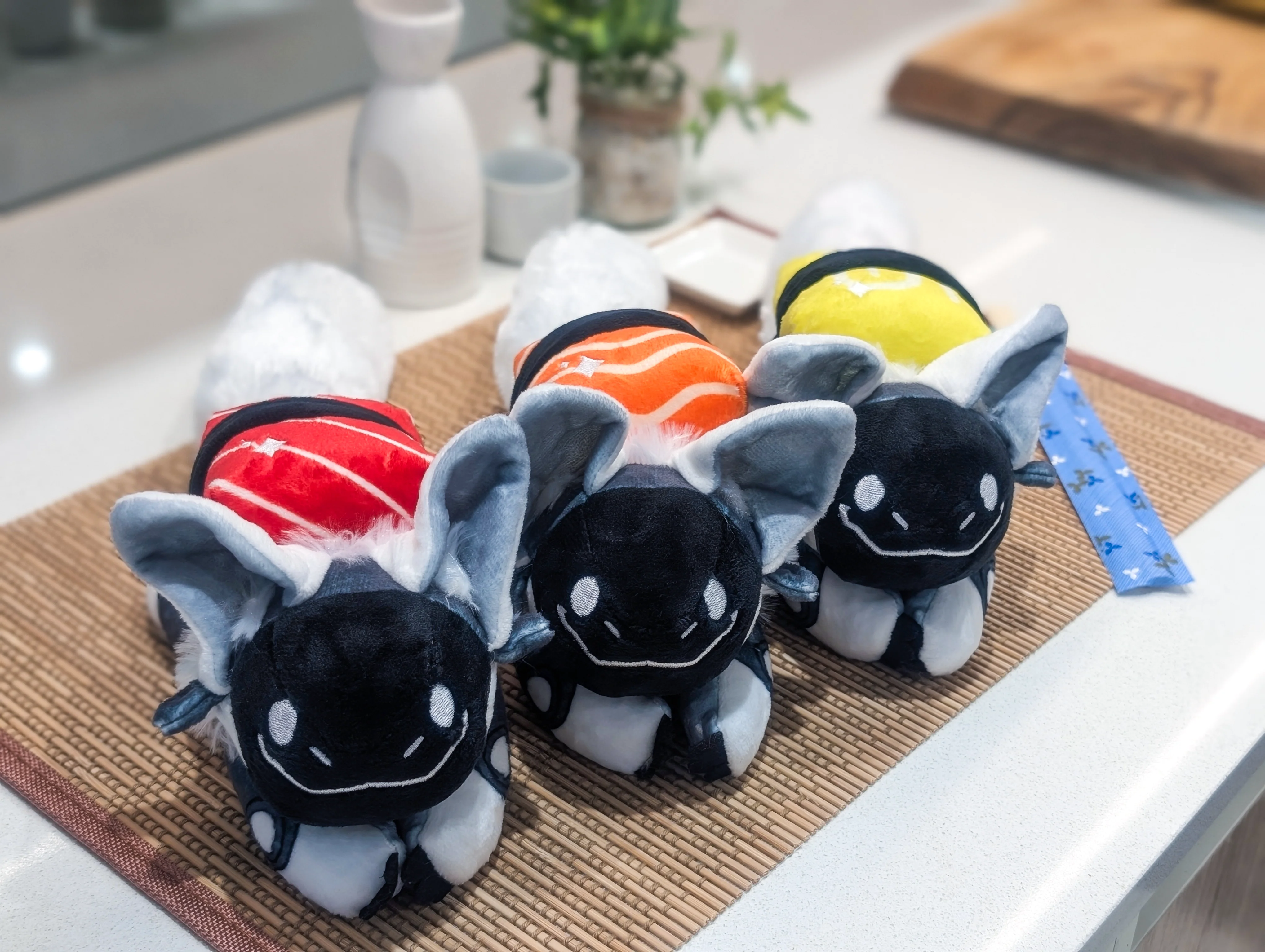 Protogen Sushi Topper - Plushie Accessory