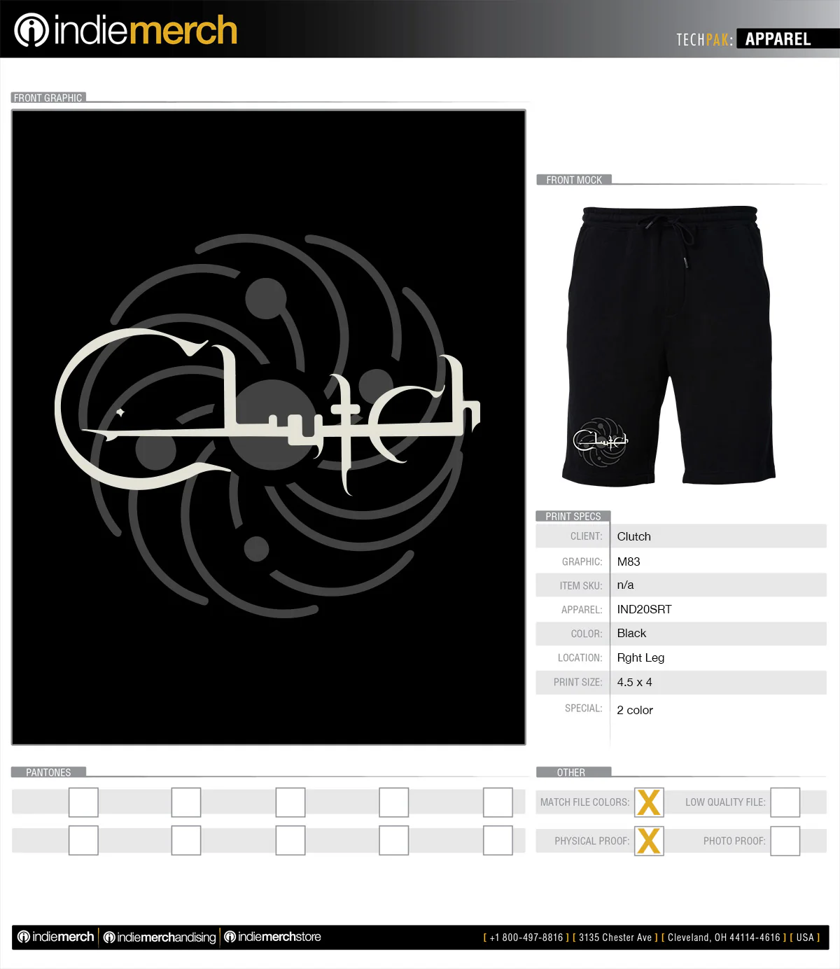 M83 Sweat Shorts