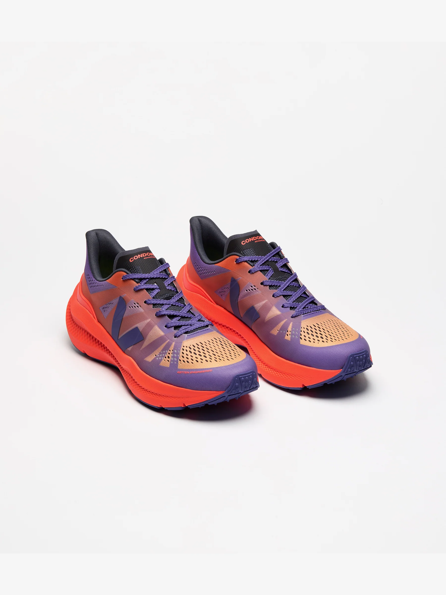 Condor 3 Advanced Engineered-Mesh Gradient Purple Orange Sneaker