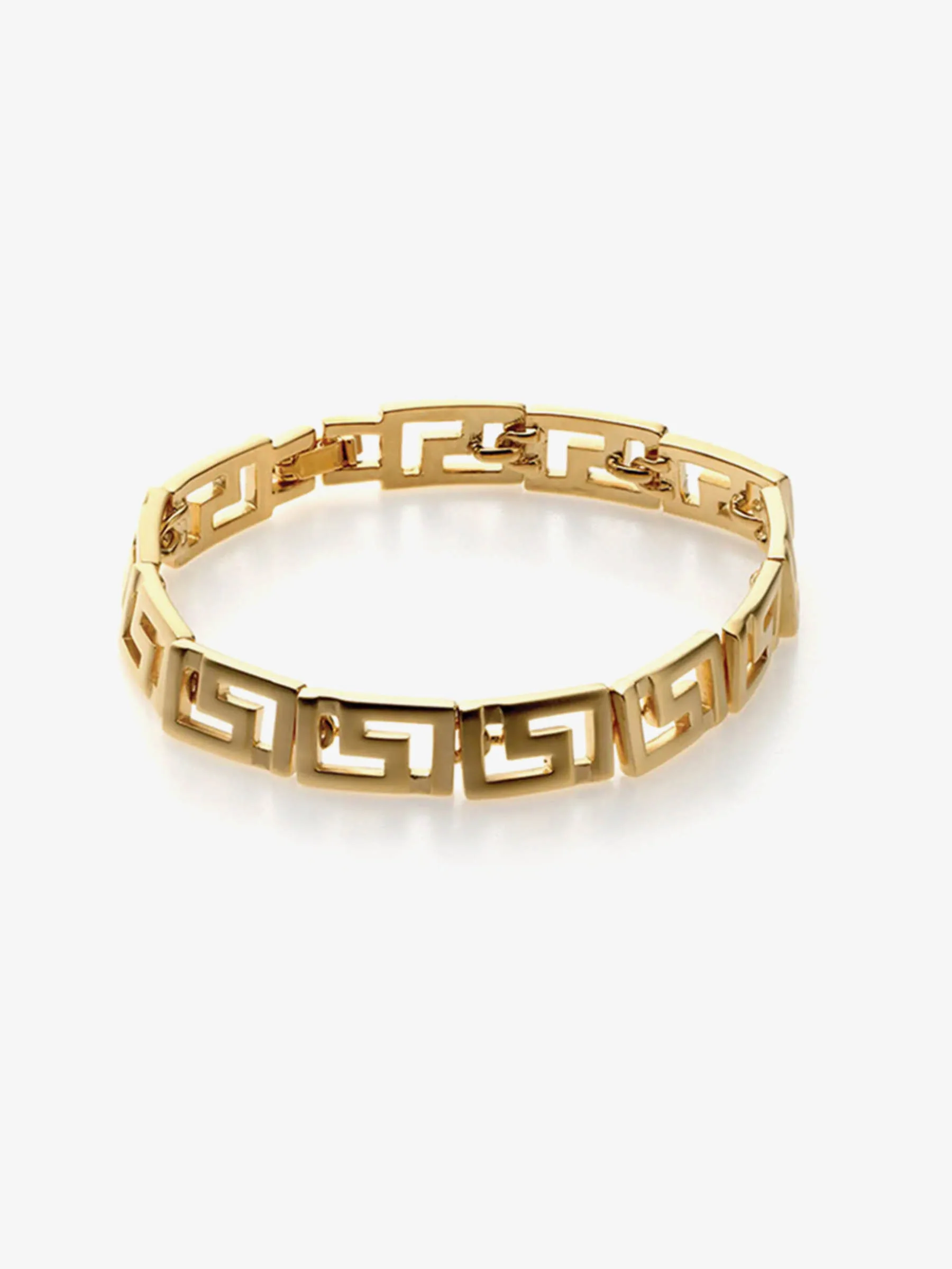Classical Meander Link Bracelet - Ancient Greece Inspired