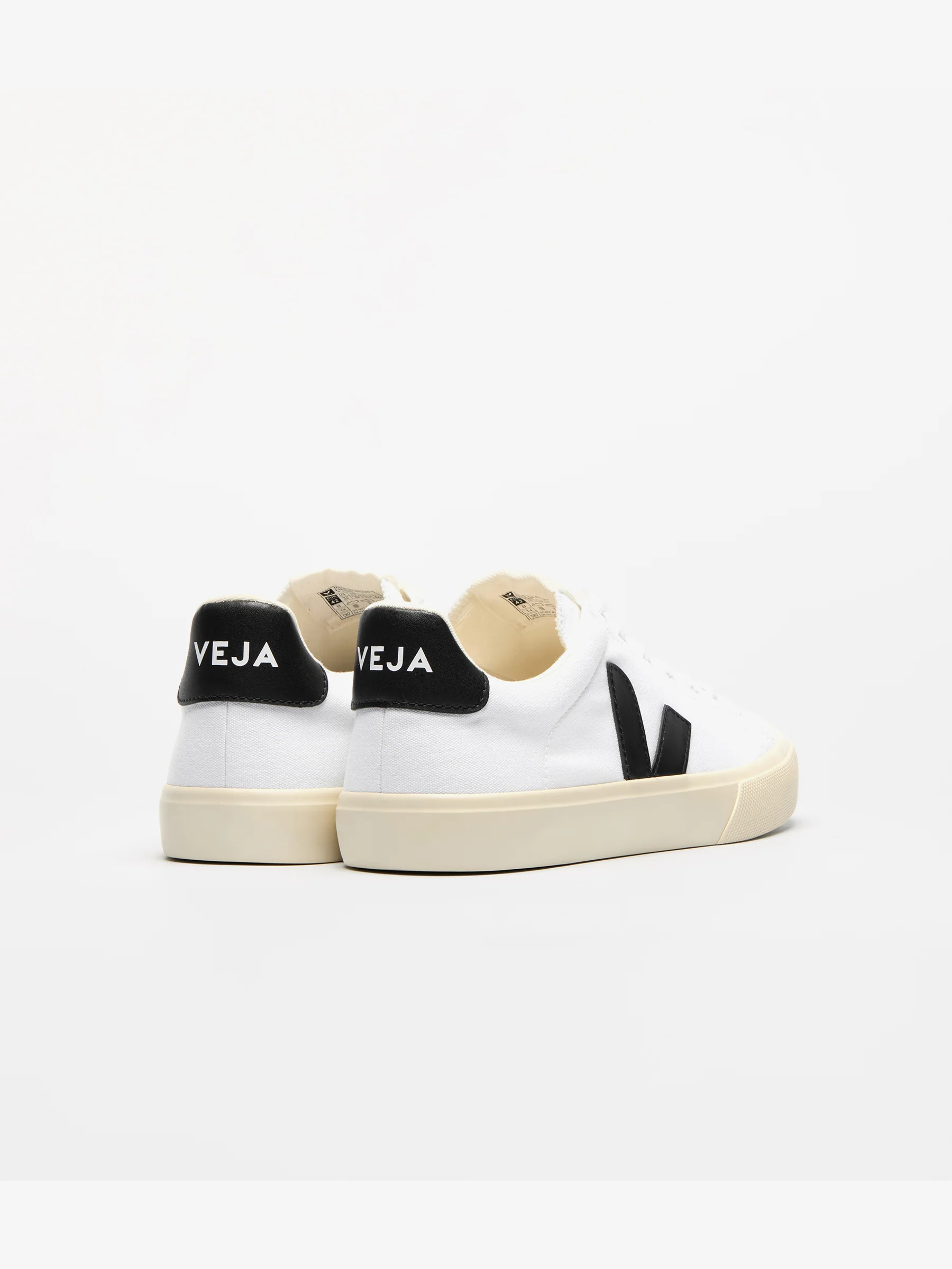 Campos Canvas White Black Sneaker
