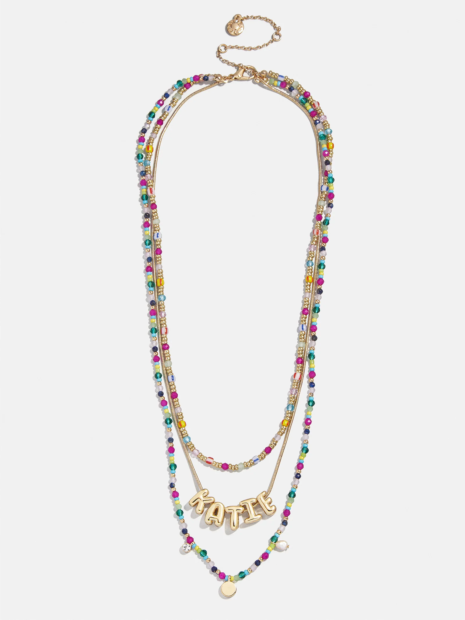 Rowan Semi-Precious Custom Layered Necklace - St. Tropez